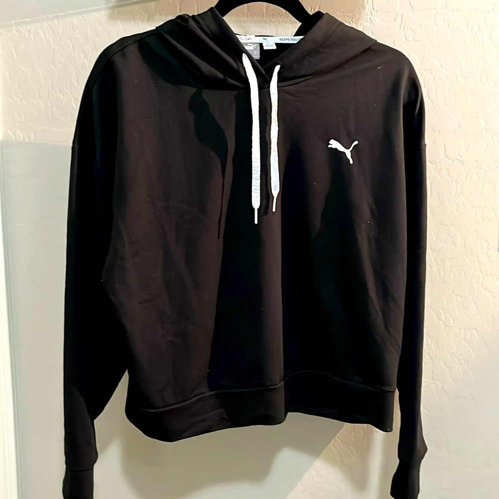Classic Puma Cropped Hoodie